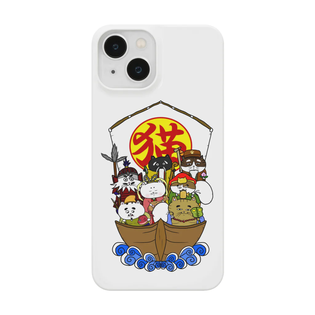 にゃんまるけのにゃん福神 Smartphone Case