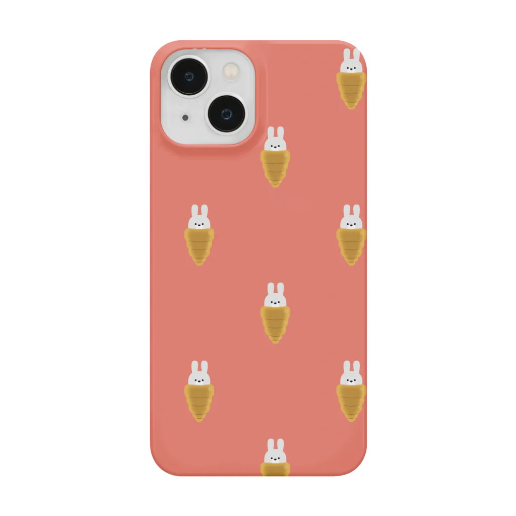 パンニマルの囚われうさぎ パターン ピンクver. Smartphone Case