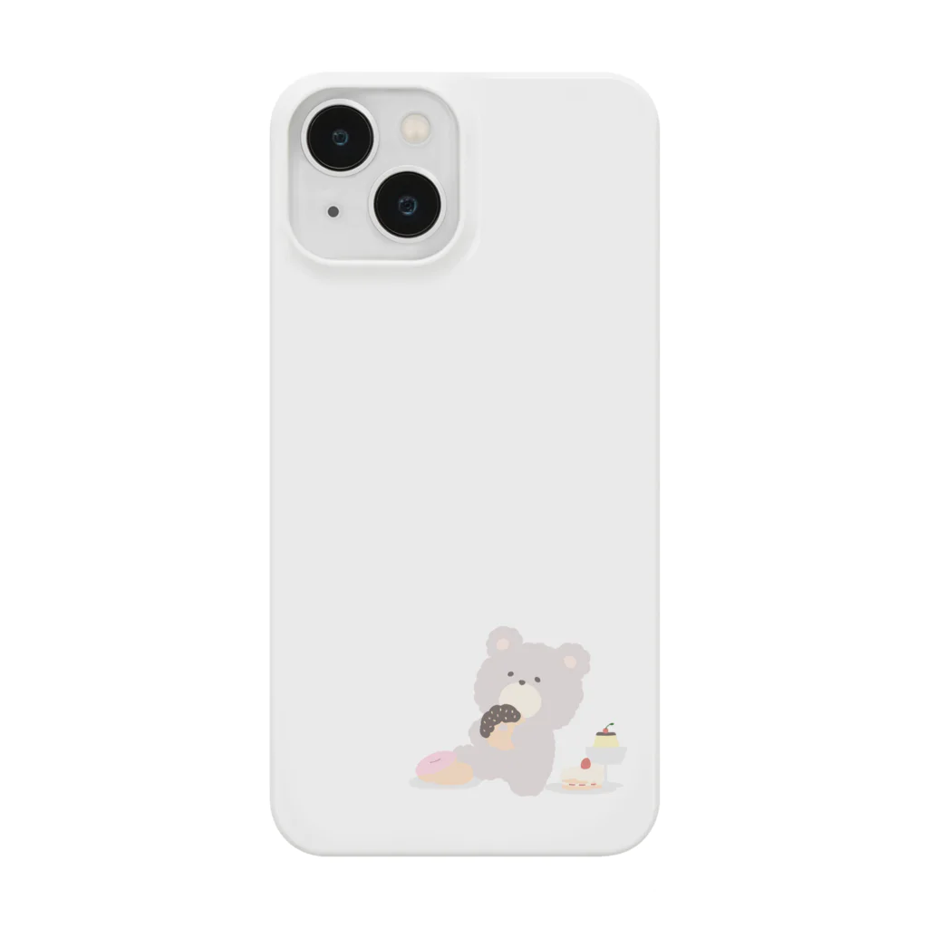 ふかふかなくまのふかふかなくまのスマホケース Smartphone Case