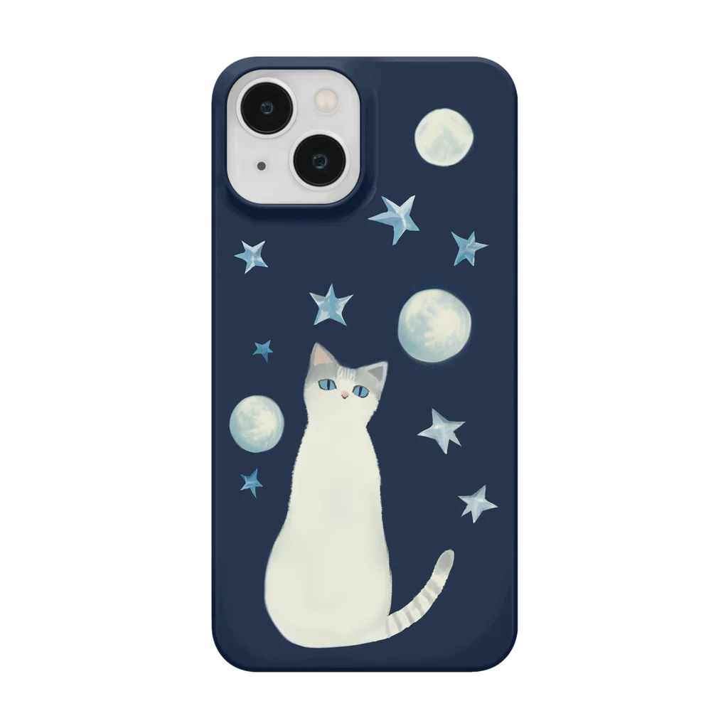 espogifu_ネコグッズのmoon cat スマホケース