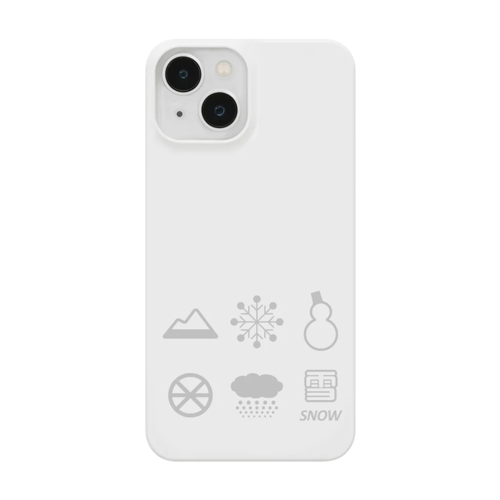 KAWAGOE GRAPHICSの雪のシーズン スマホケース