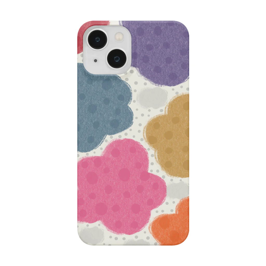 comomo629のFuwafuwa Flower Smartphone Case