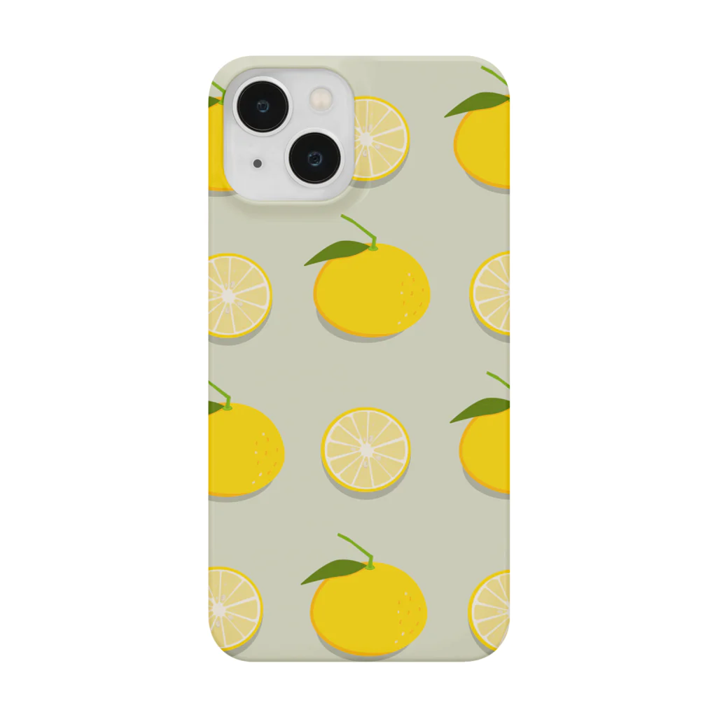 namako63の柚子のスマホケース Smartphone Case