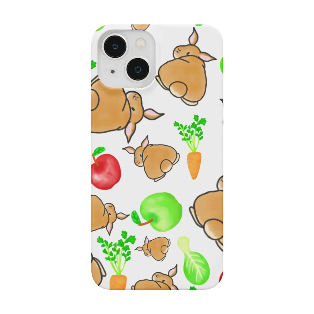 Lily bird（リリーバード）の野菜と果物とうさぎさん Smartphone Case