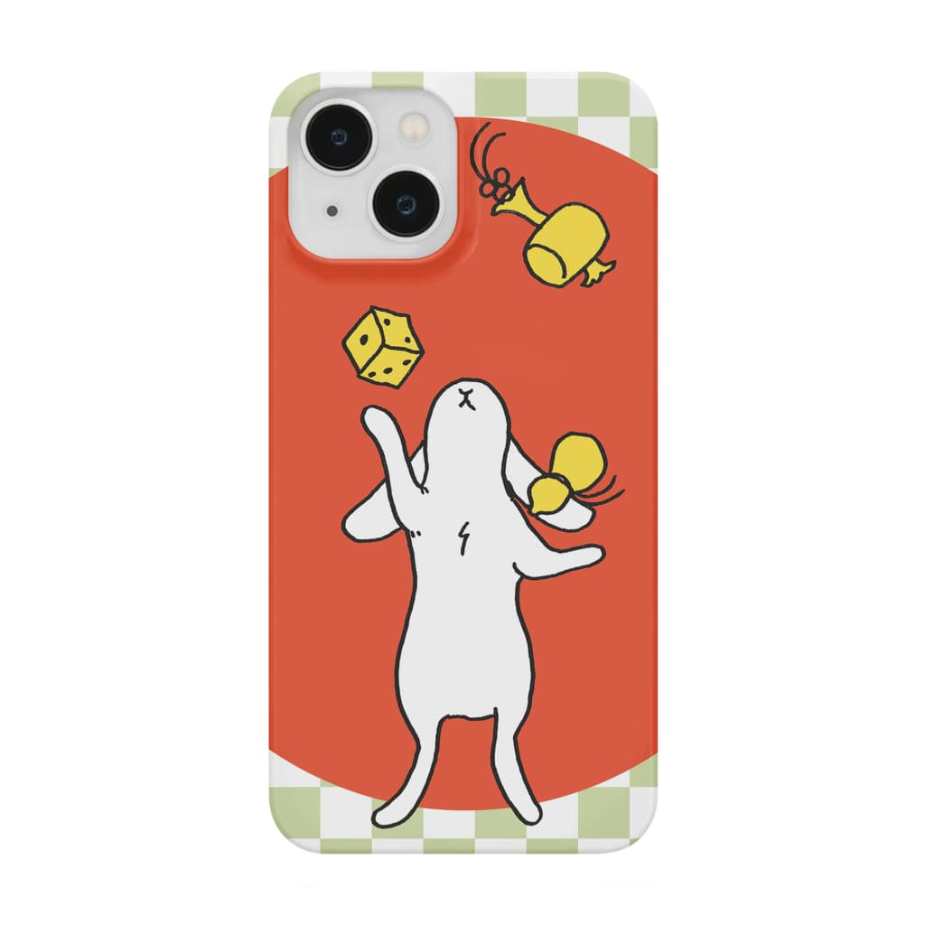 杜の魚の福回す兎 Smartphone Case