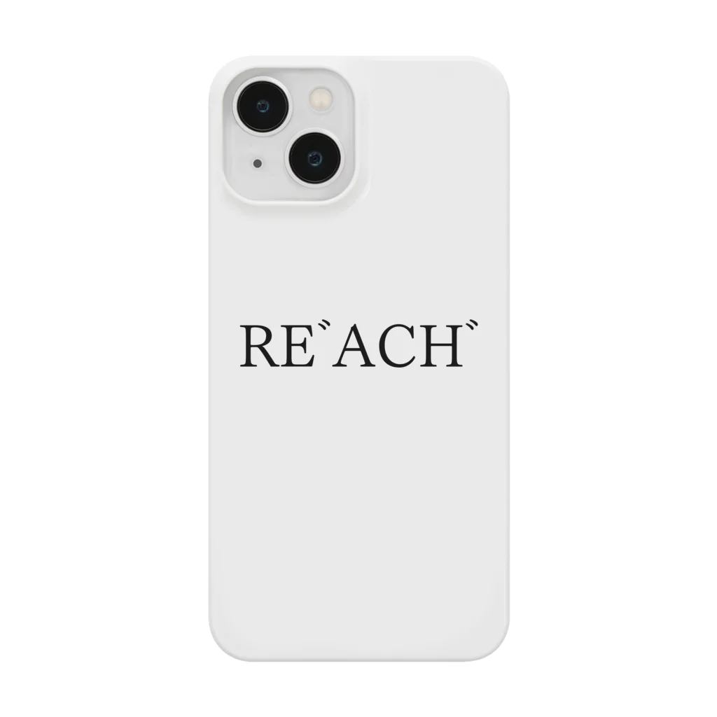 何屋未来 / なにやみらいのREﾞACHﾞ 黒文字 iPhone Smartphone Case