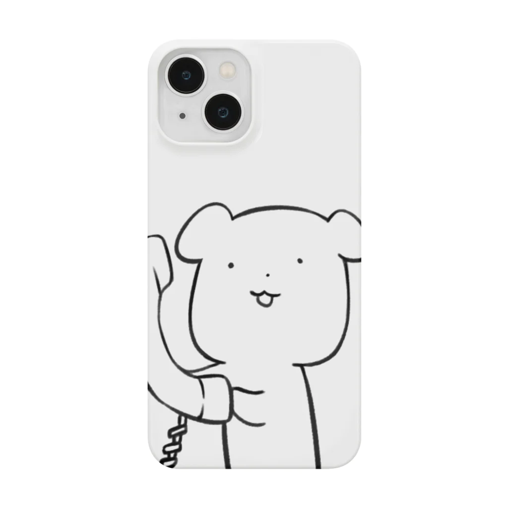 しらたま犬やさんのもしもし犬 Smartphone Case