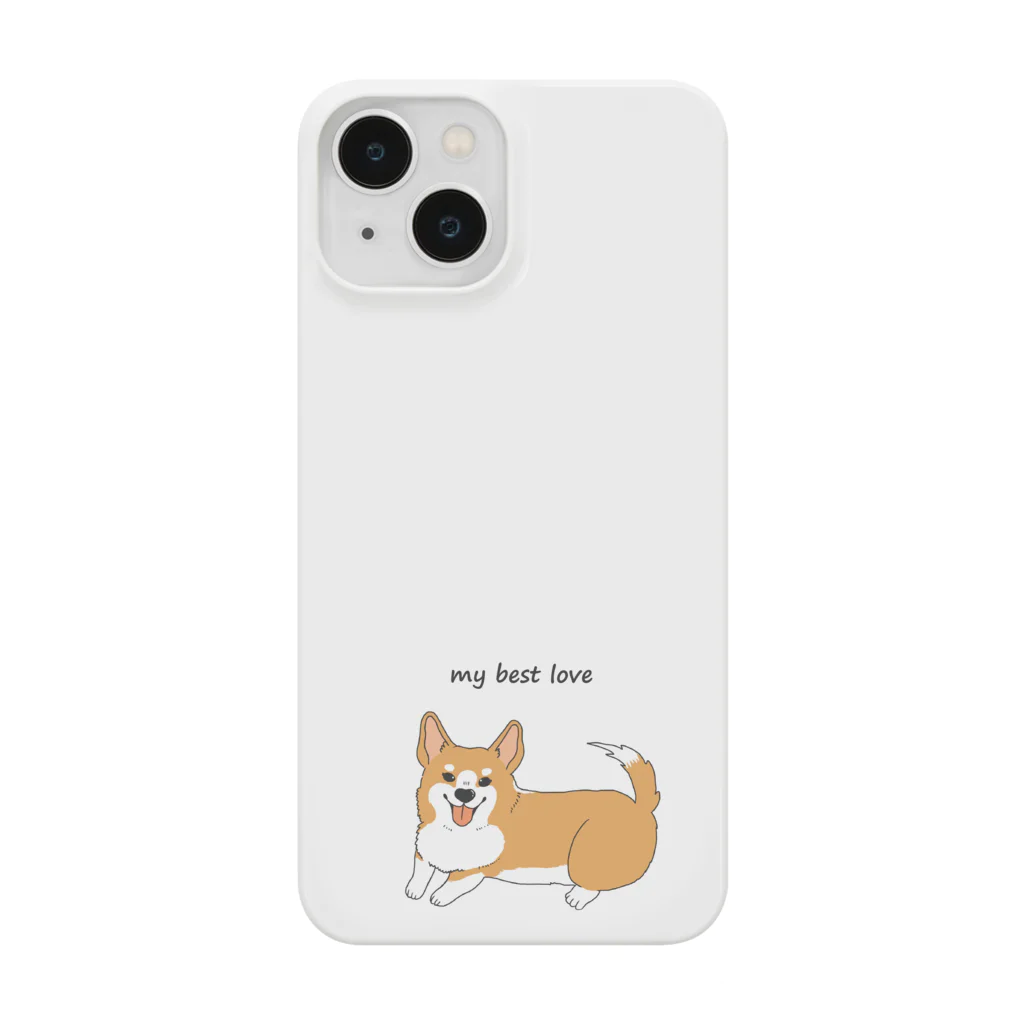 わんライフガーデンのOh my dog！キュートなおしっぽのコーギー Smartphone Case