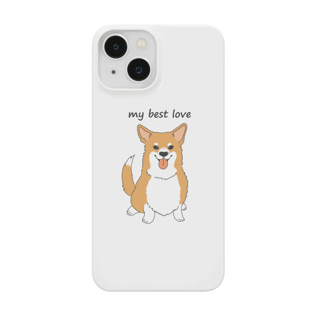 わんライフガーデンのOh my dog！キュートなおしっぽのコーギー Smartphone Case