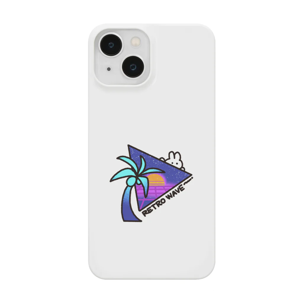 Sato Manakaのレトロウェイブなうさぎ Smartphone Case