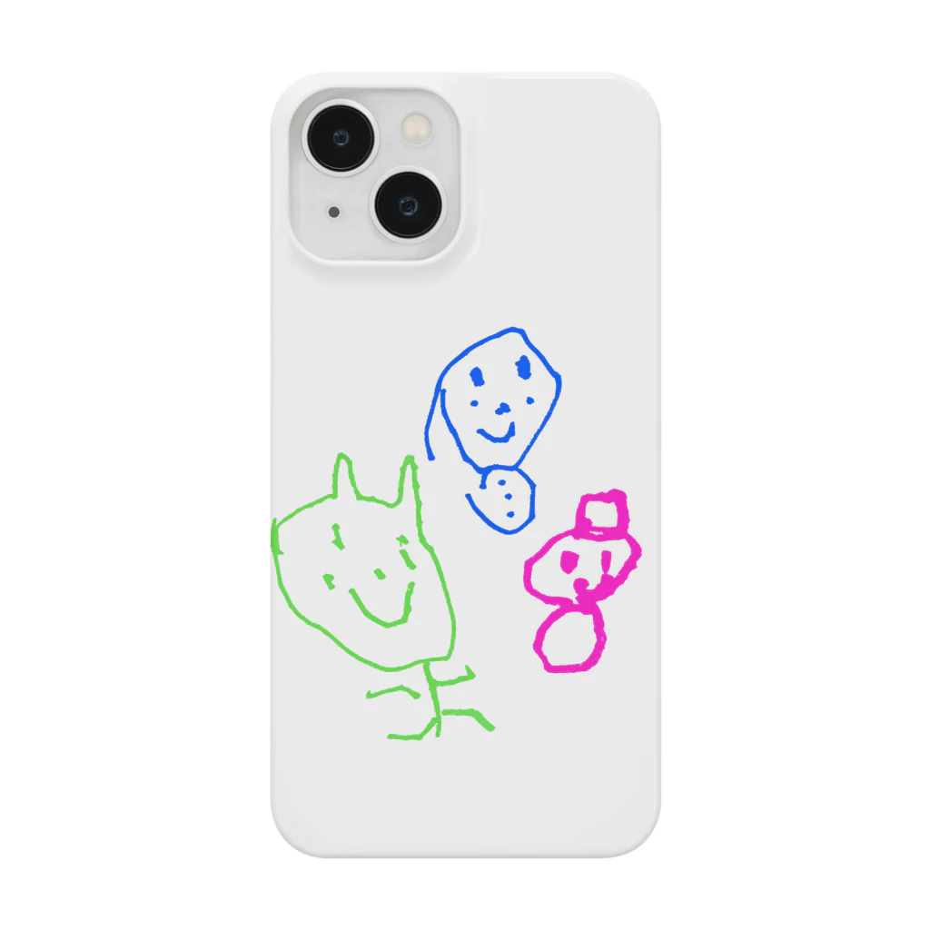 くまこの子供画伯【冬】 Smartphone Case