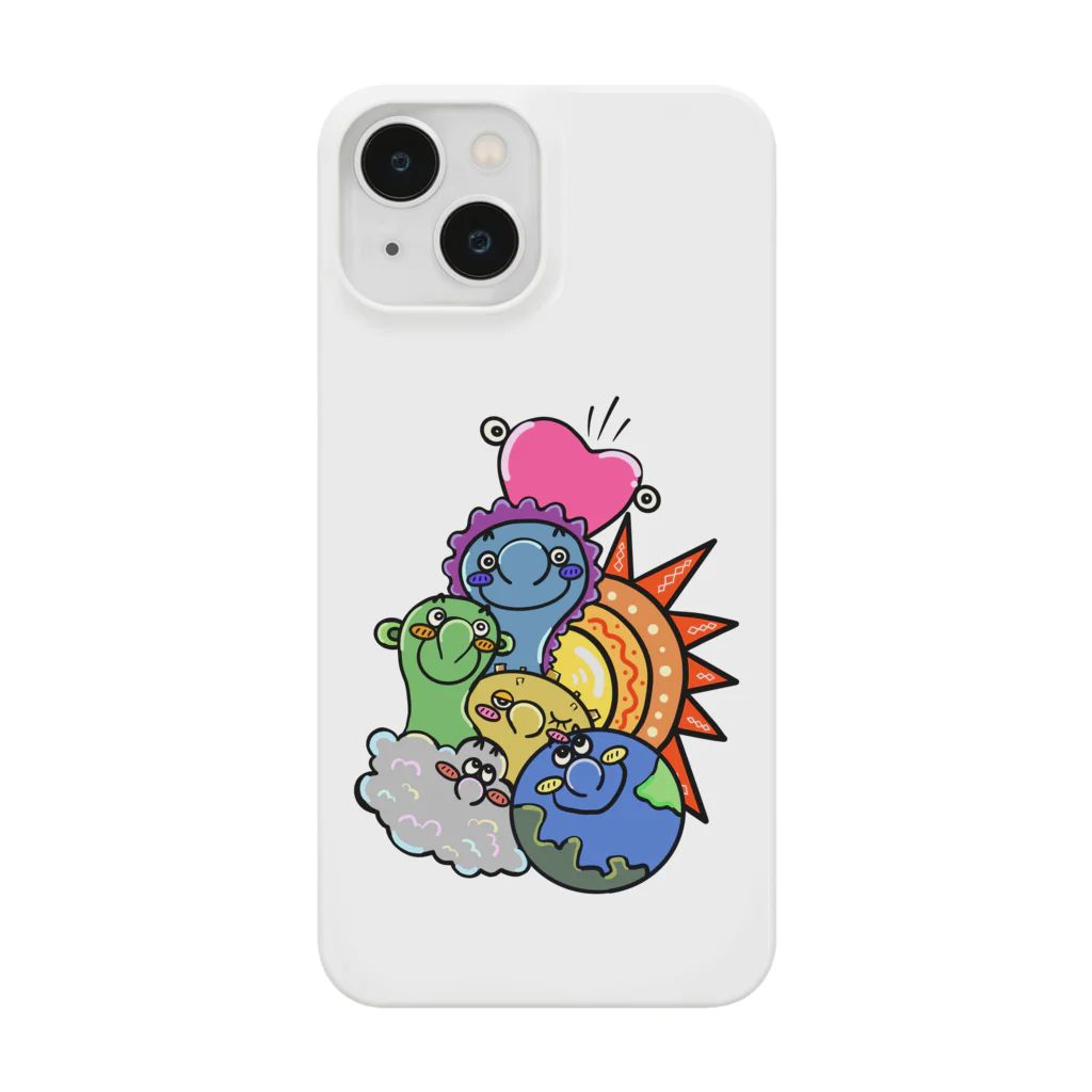 Colorful fam EarthのColorful Earth スマホケース