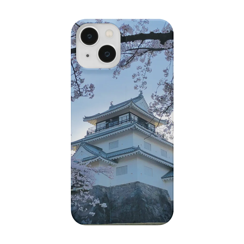 おとうふの城と桜 Smartphone Case