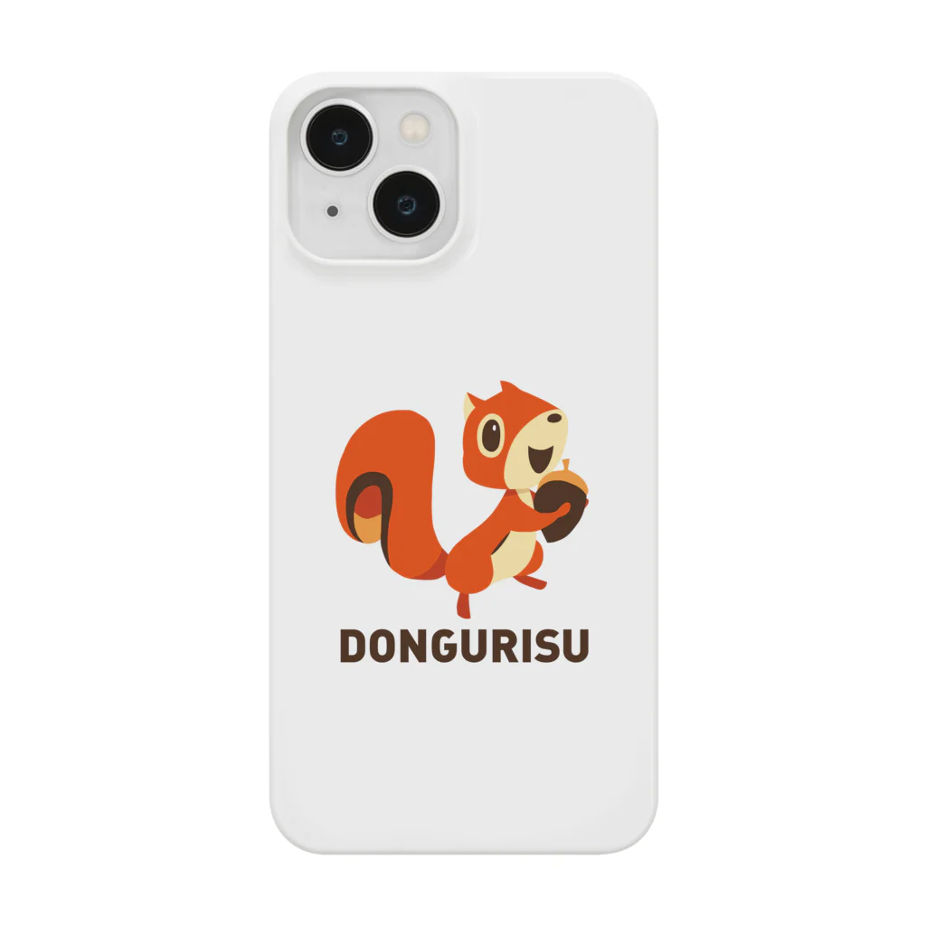 SUNDAYS GRAPHICSのDONGURISU (どんぐリス) 茶色ロゴ Smartphone Case