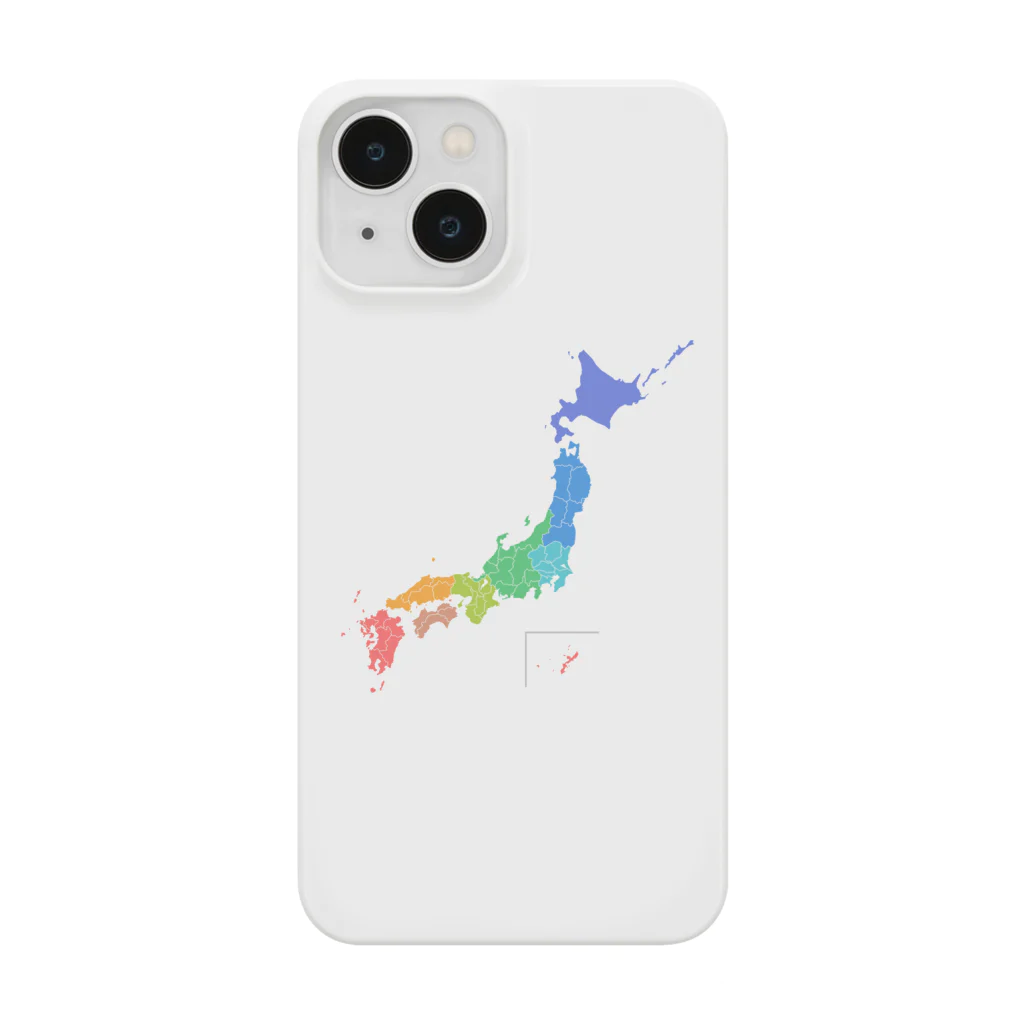 mon  parfaitの日本地図柄シリーズ スマホケース