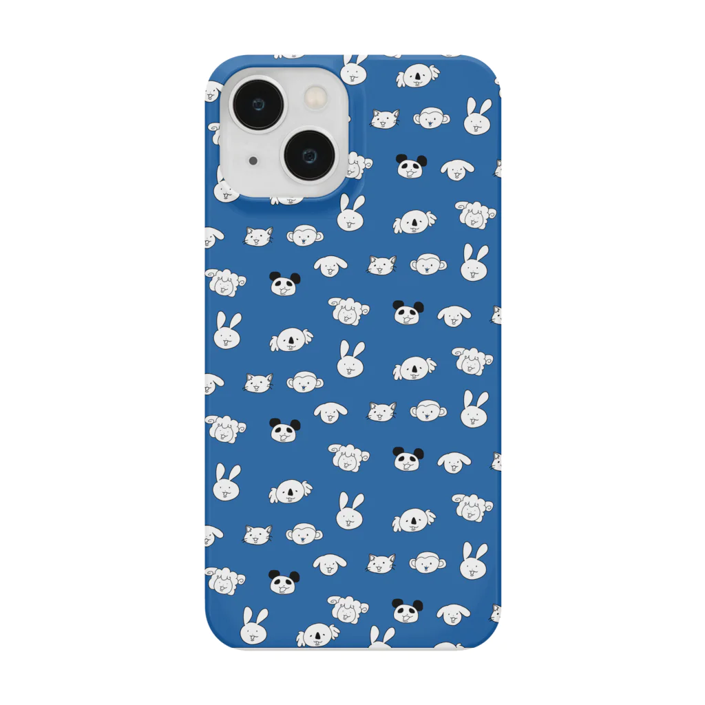 ナハバリのAgo Zooスマホケース　ブルー Smartphone Case