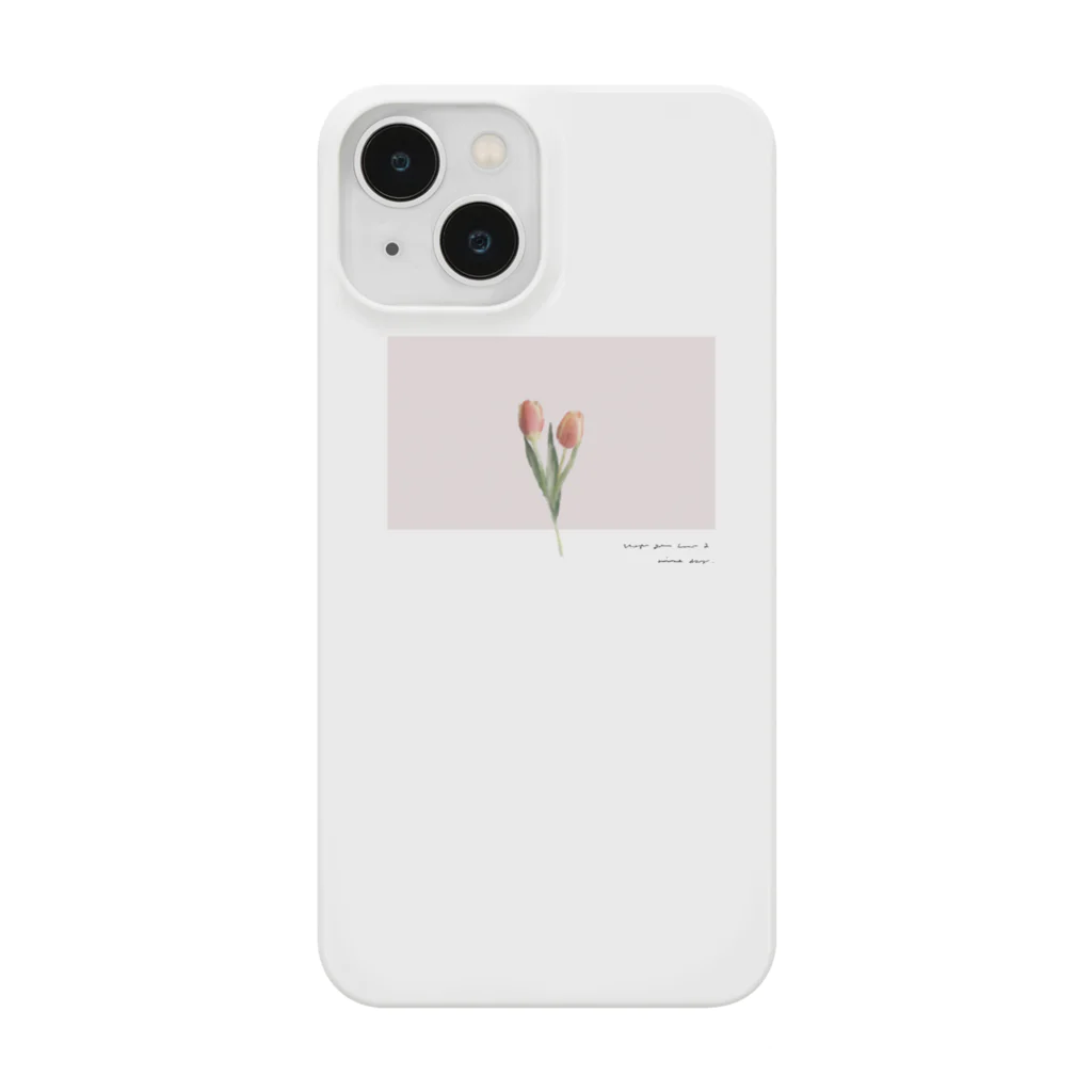 rilybiiのtwo peach tulip . スマホケース