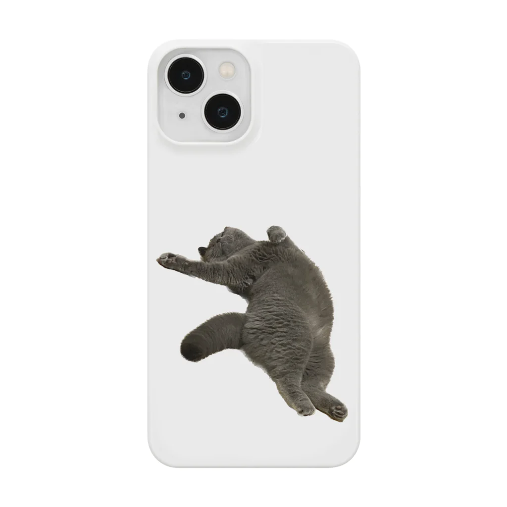 むっちり猫のむっちり丸のお腹ぽっこりむっちり丸 Smartphone Case