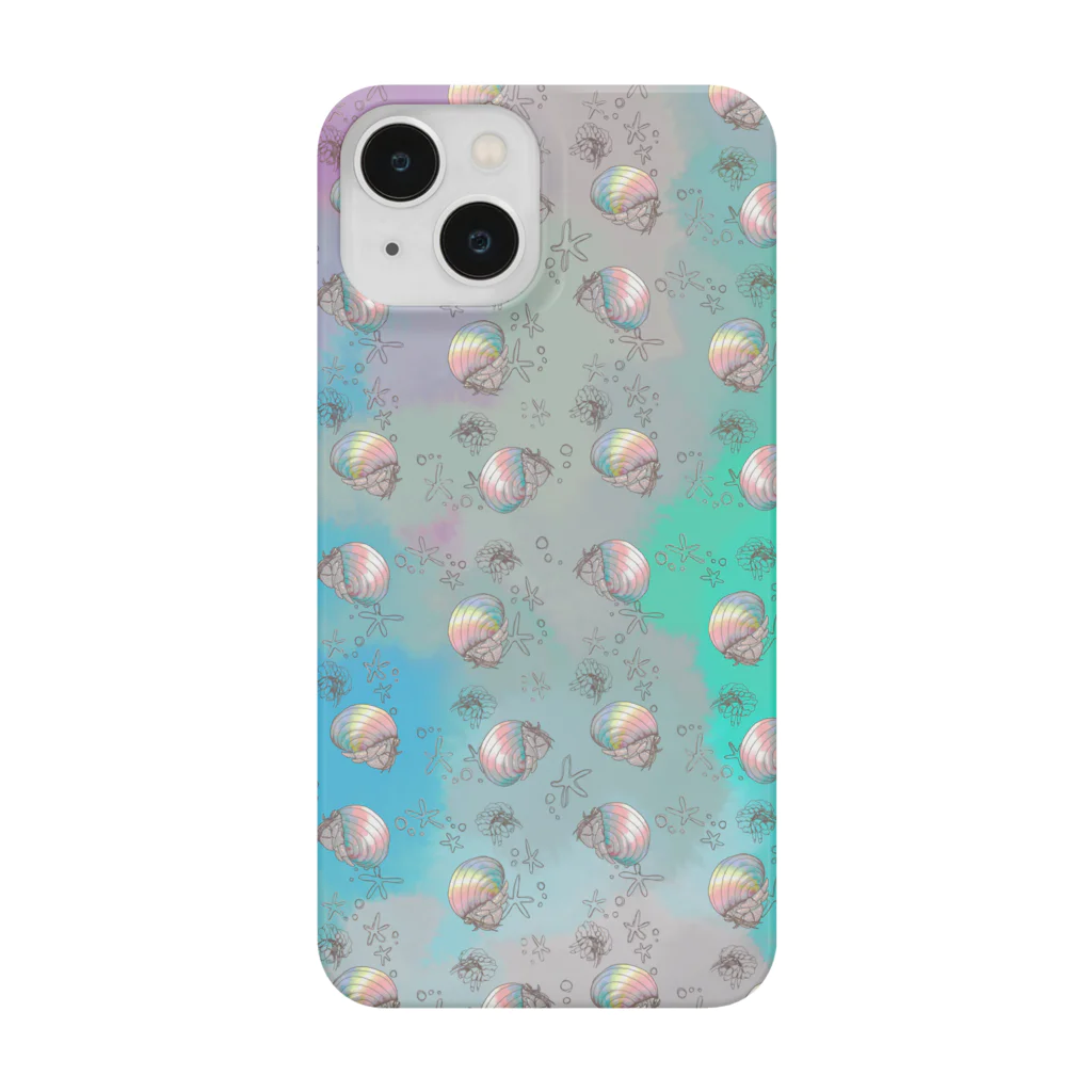 QUEER YADOKARIのTerrestrial Hermit Crab (queer&trans) Smartphone Case