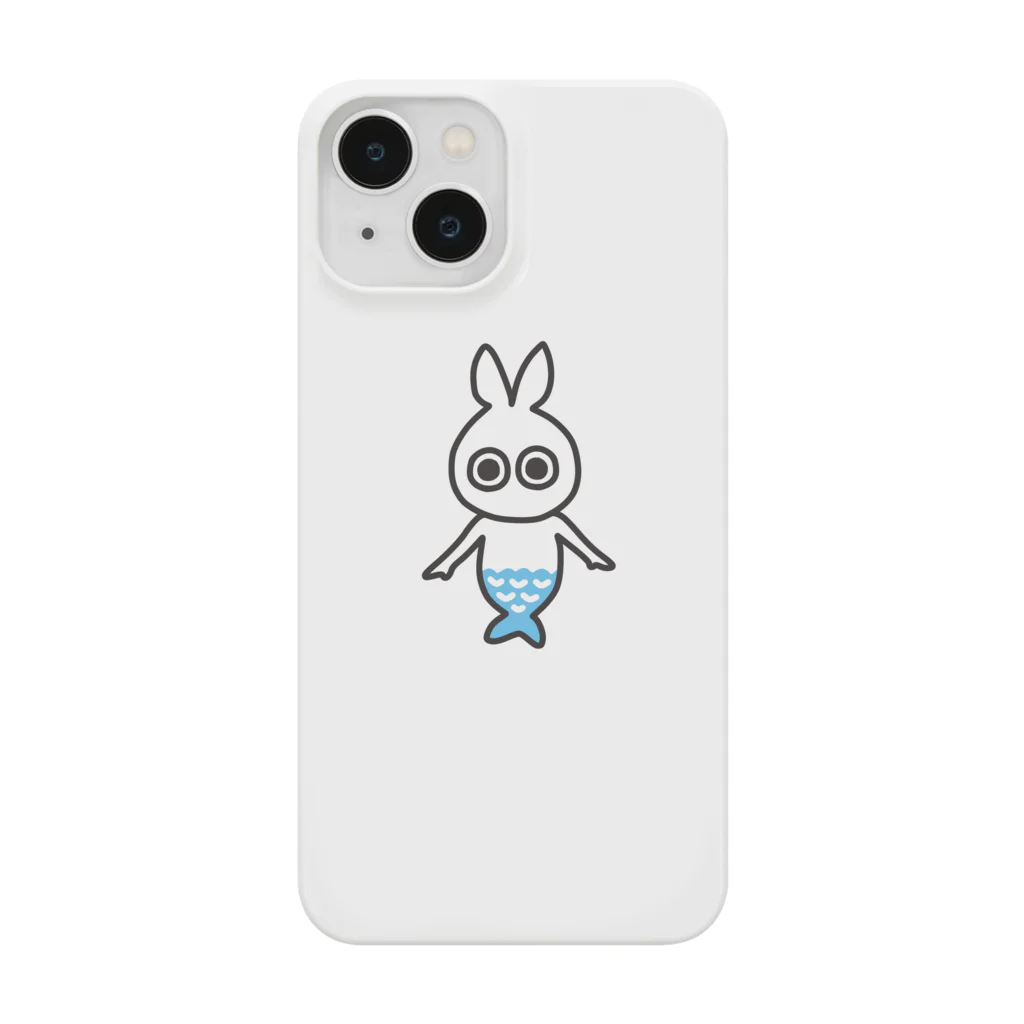 ぷなりつのうさぎマーメイド(ブルー) Smartphone Case