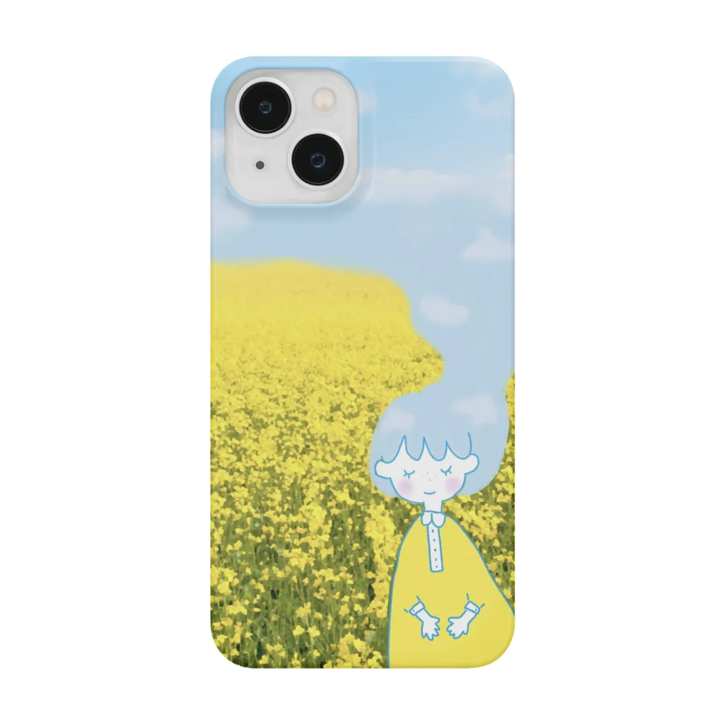 すげこの菜の花畑のおんなのこ Smartphone Case