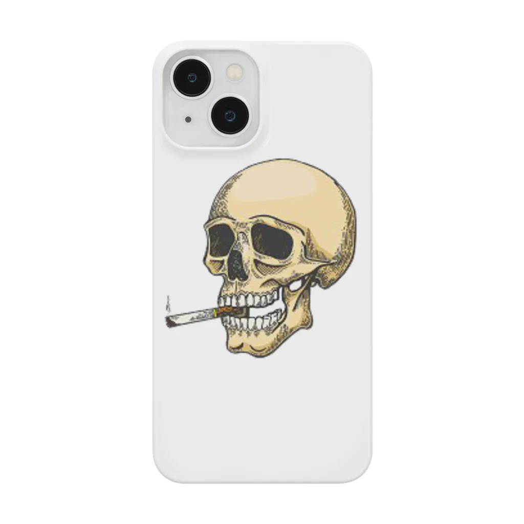 Happy the JP 420のweed Skeleton スマホケース