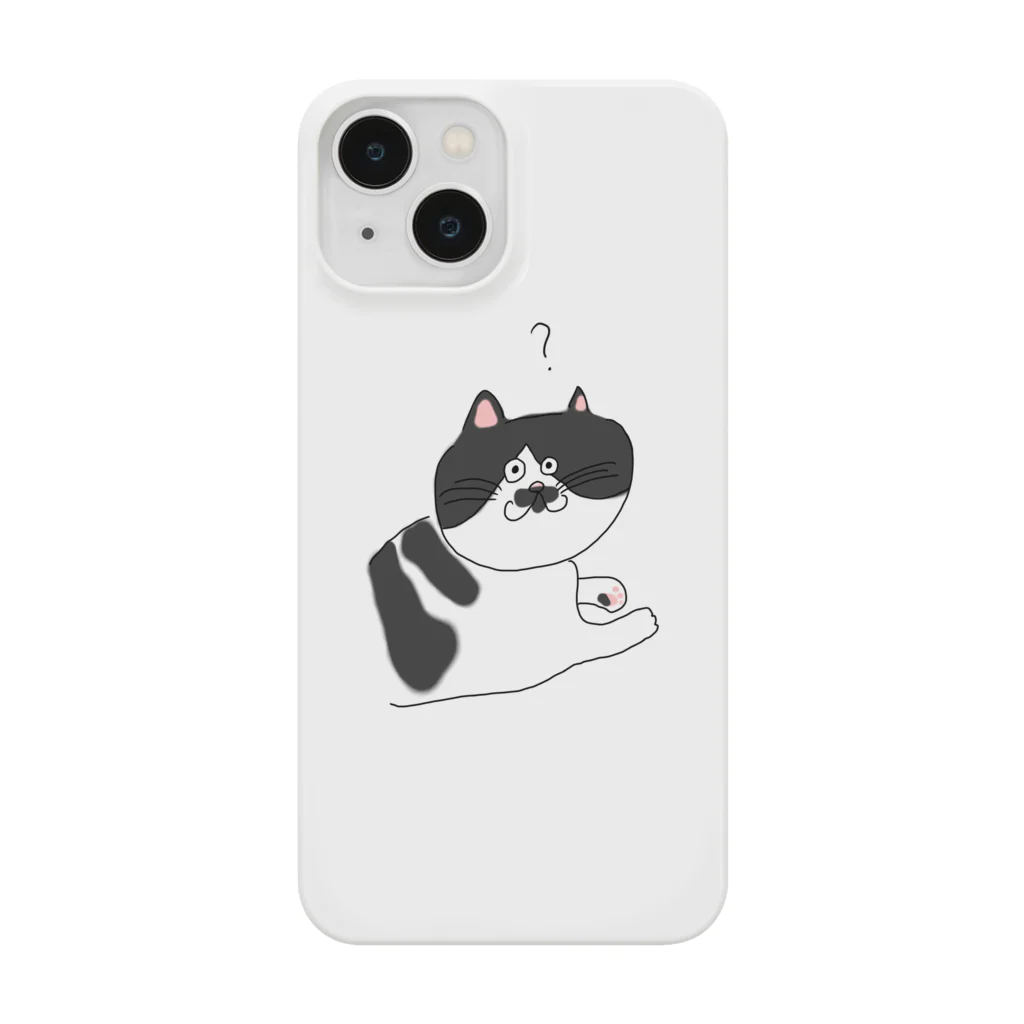 お髭ちゃんのおみせ。のハテナ猫ちゃん Smartphone Case