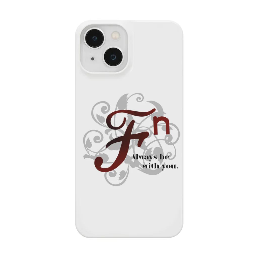 SaionjiNami_OfficialMerchandiseのℱⁿ（世界樹と黒フォント） 西園寺ナミ公式グッズ Smartphone Case