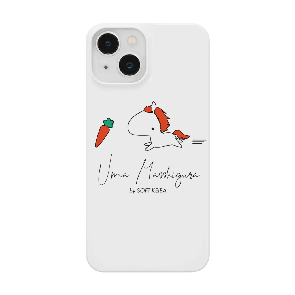 Loveuma. official shopの馬まっしぐら by SOFT KEIBA Smartphone Case