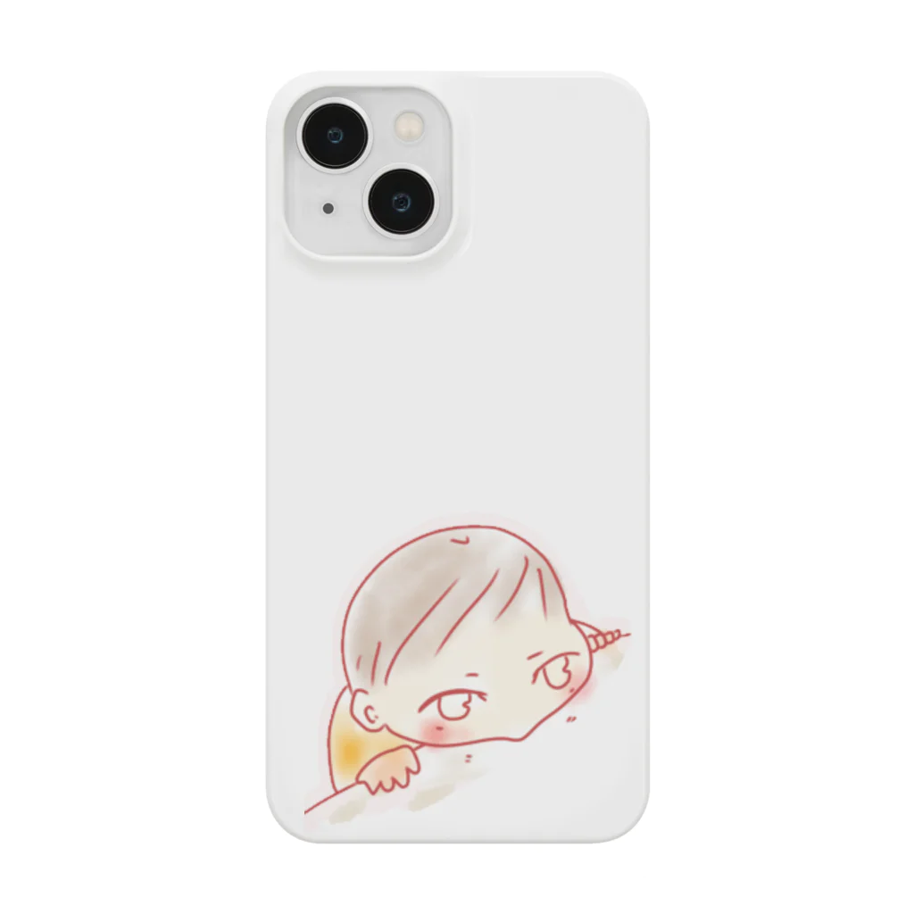 とぅあえるーいとしの坊ちゃんシリーズーの机に齧りつく赤ちゃん Smartphone Case