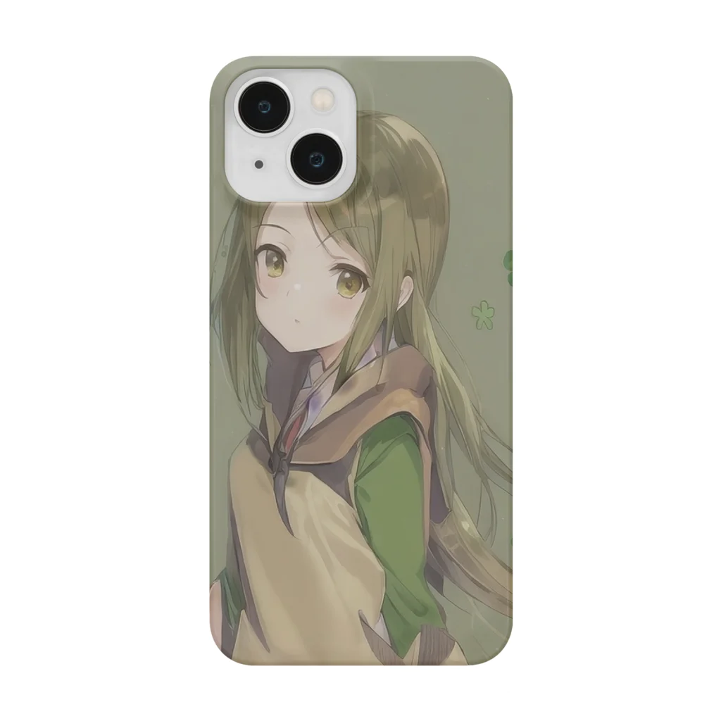 こつきと愛犬の茶々丸の狐月(こつき)のAI描画 Smartphone Case