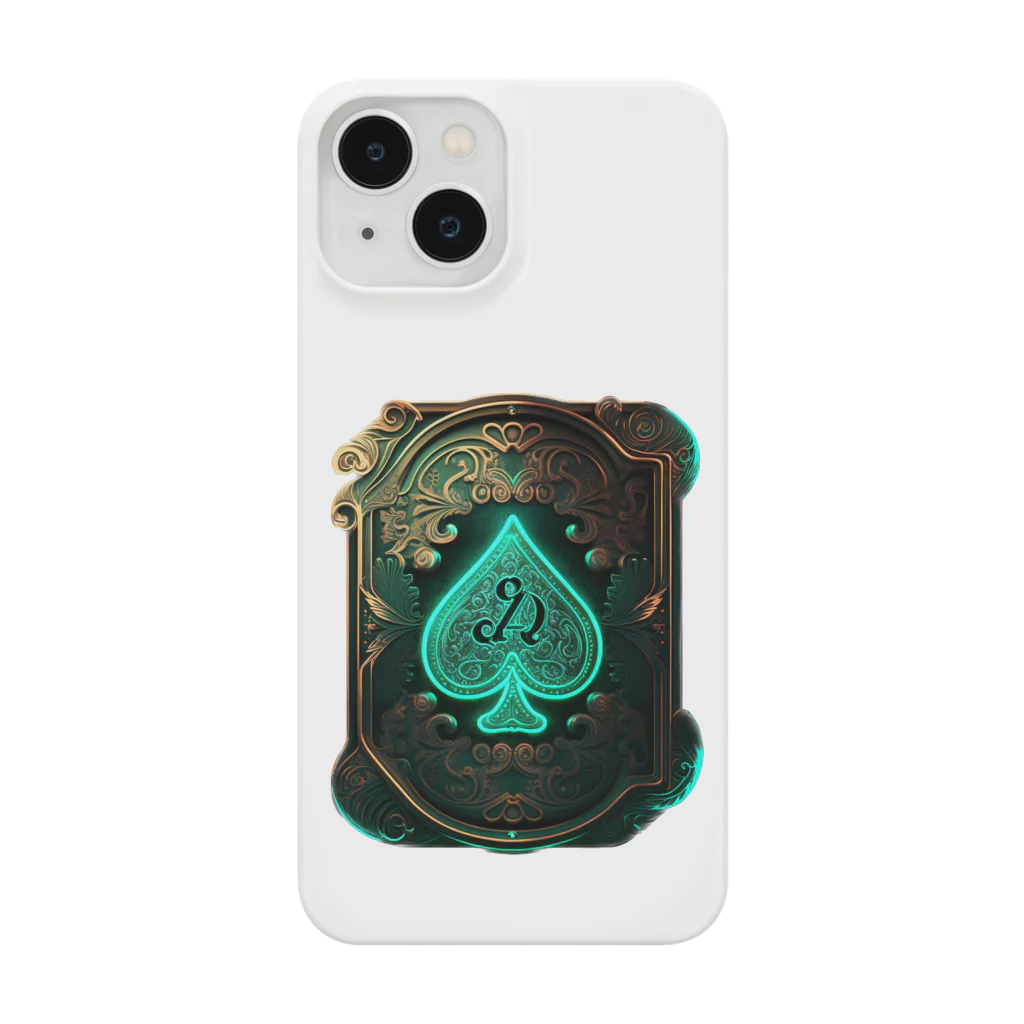 Neon PokerのNeon Poker Card スマホケース