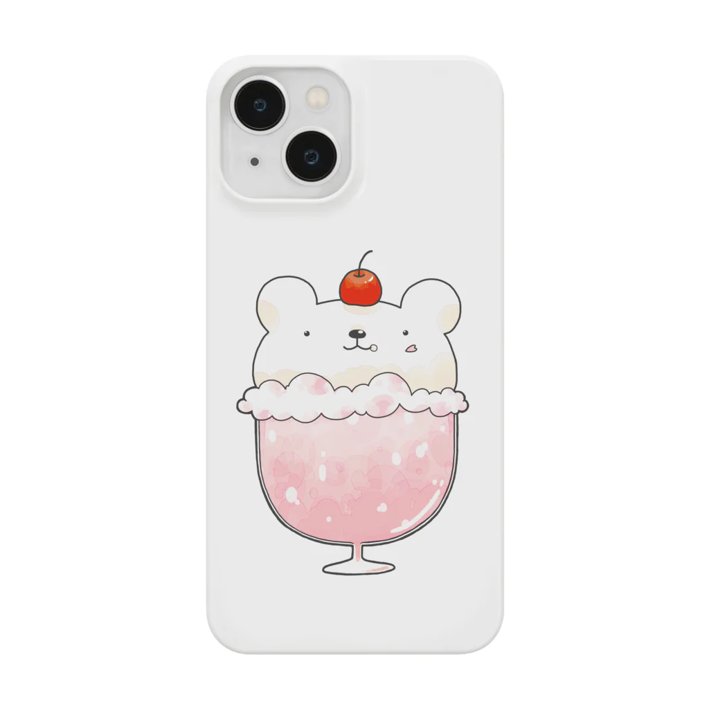 pecori ぺこりの桜のしろくまクリームソーダ Smartphone Case