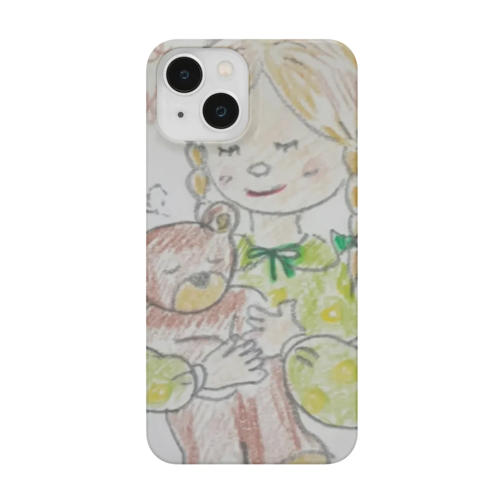 ショップAyanakko🧸のわたしのくまさん Smartphone Case