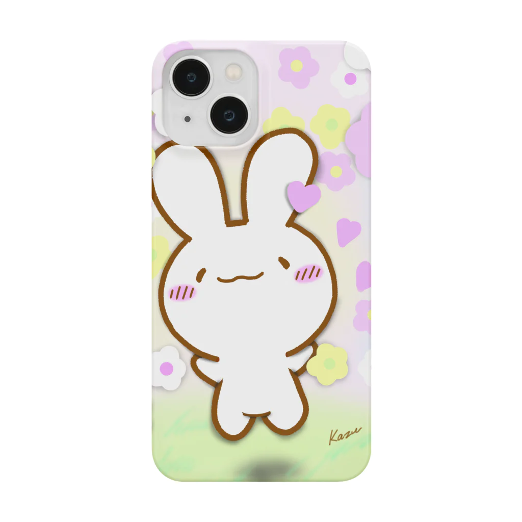 グッズショップKAZUの春だよけあうさ Smartphone Case