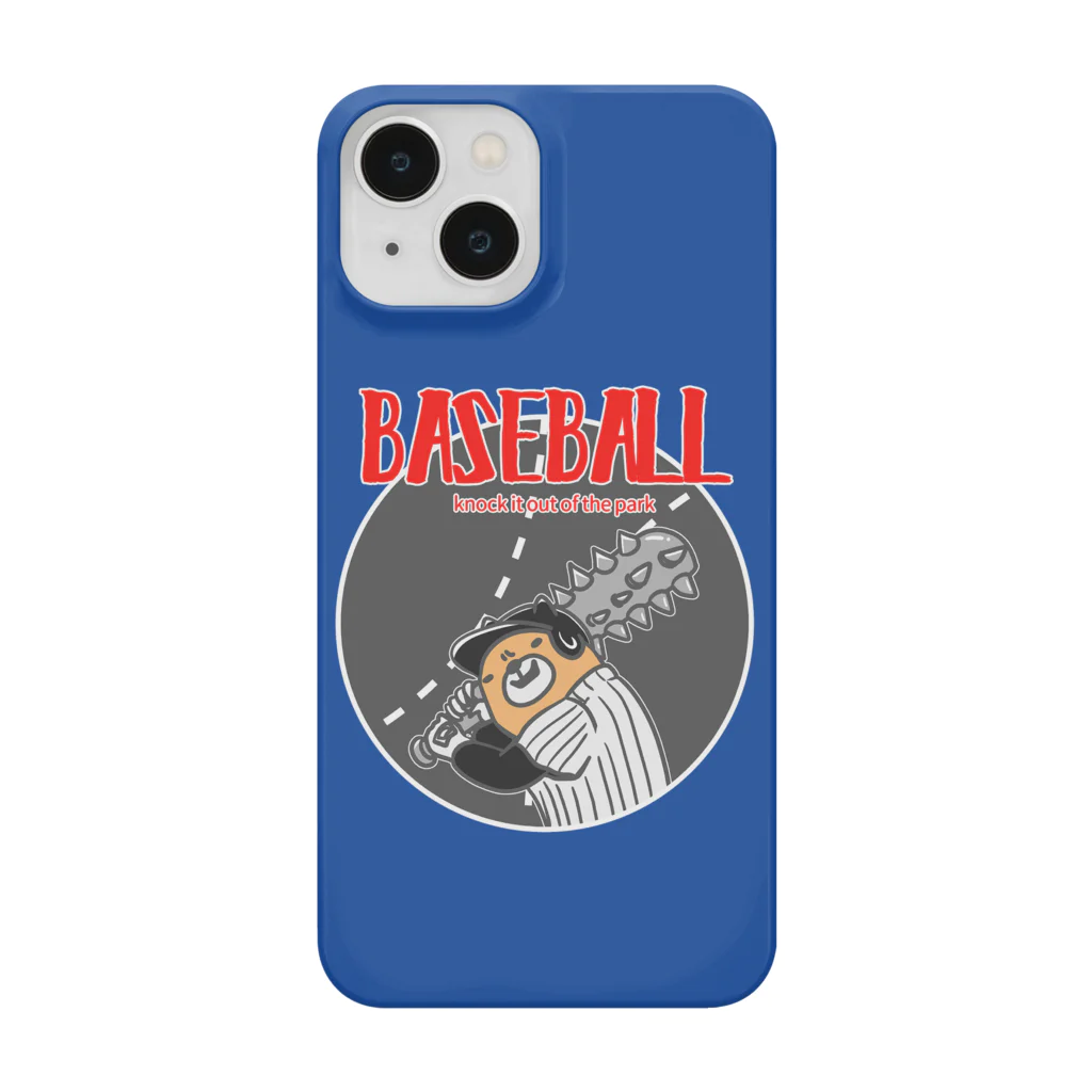 ari designの野球Bear2(凶悪顔クマシリーズ) Smartphone Case