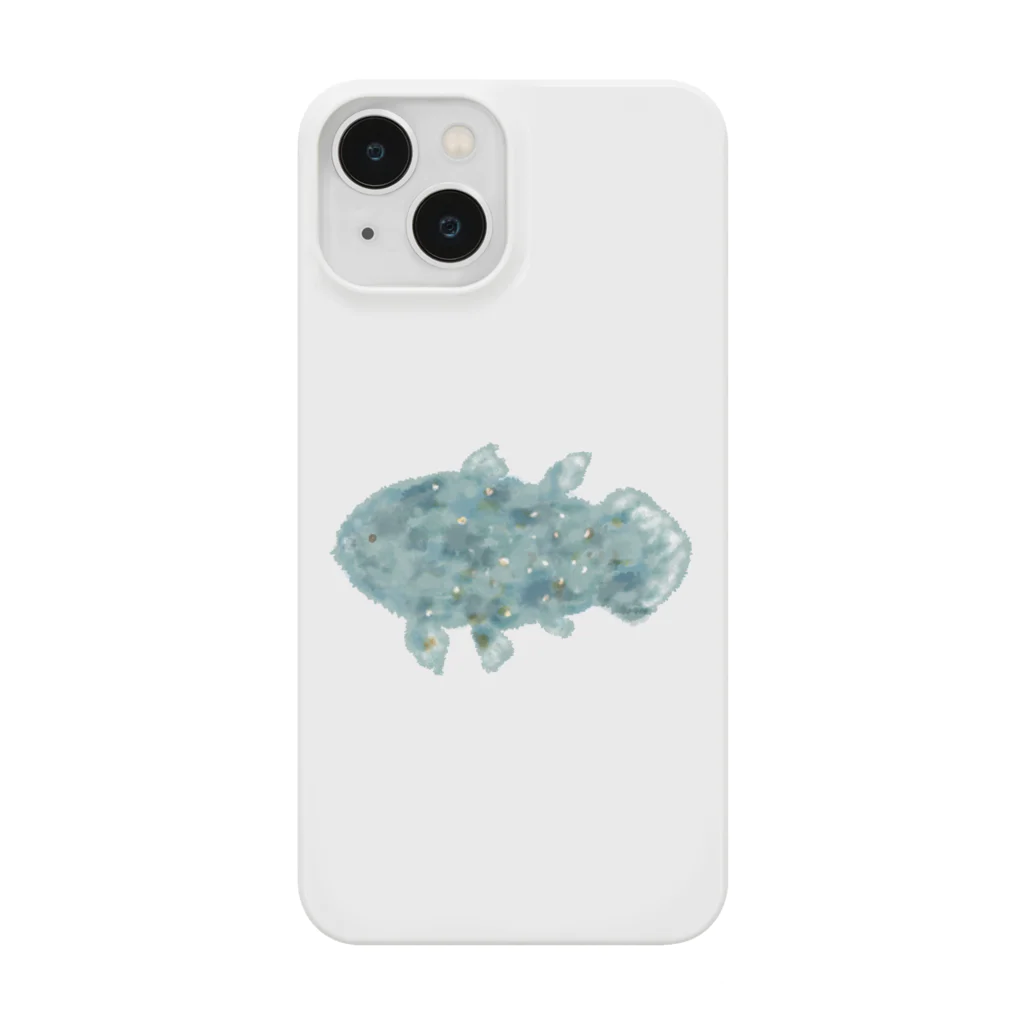 design_yanagiyaの水彩シーラカンス Smartphone Case