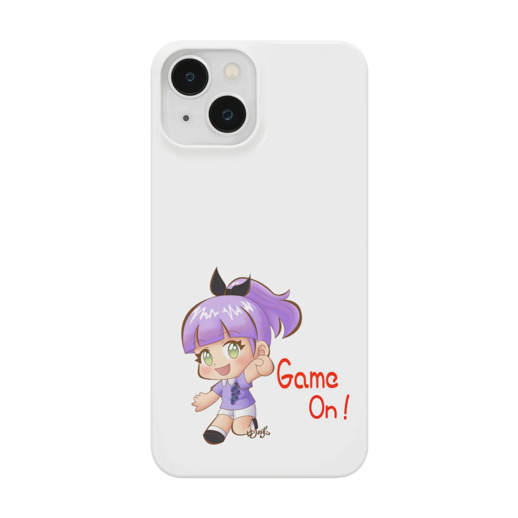 はりねずこのイラストのダーツ女子マリちゃんGame On! Smartphone Case