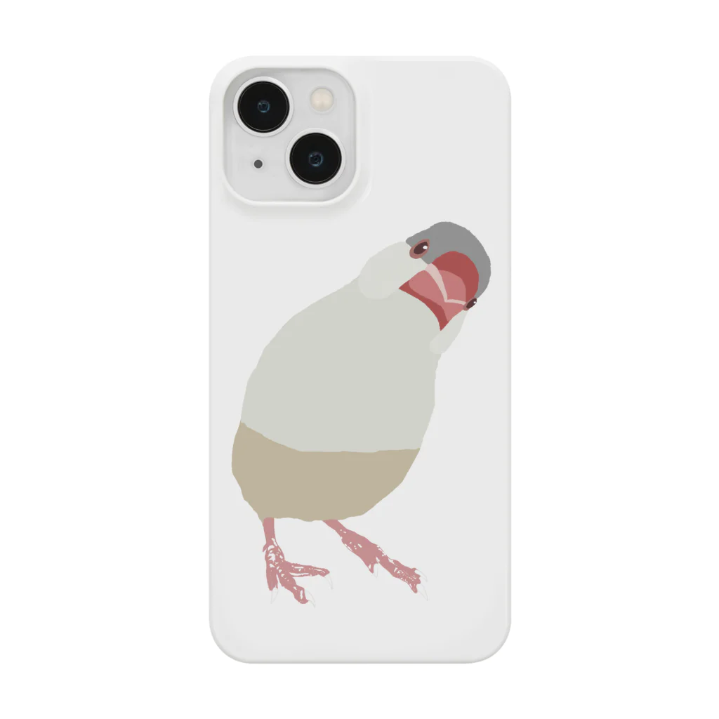 おしゃれぶんちょうのクリームイノ文鳥 Smartphone Case