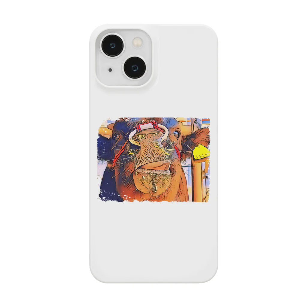 Happy cows♪のHappy cows♪ペロッとバージョン Smartphone Case