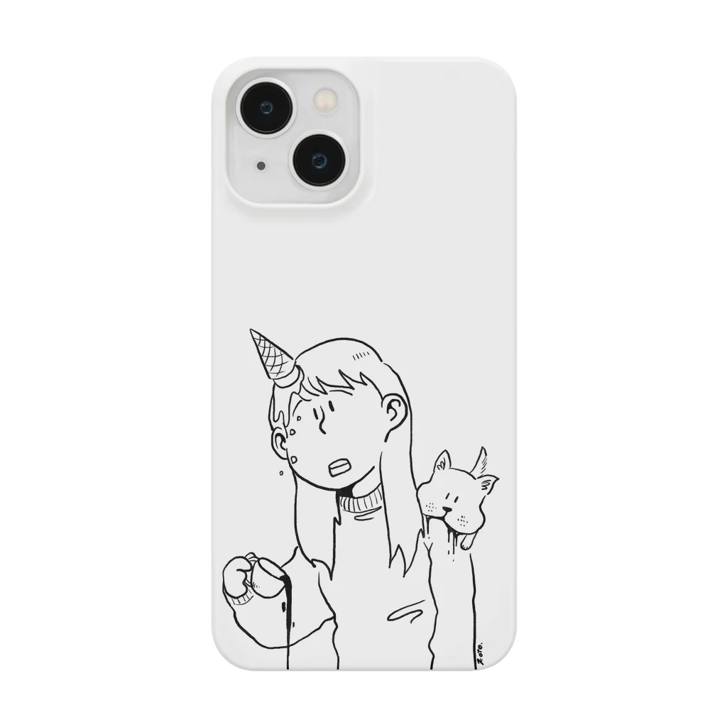 koto.の犬太郎とぼーっとした女子 Smartphone Case