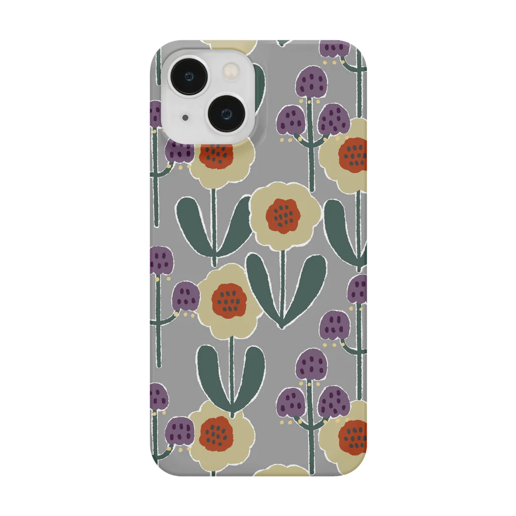 ヤマナカトモコのCozy flowers  Smartphone Case