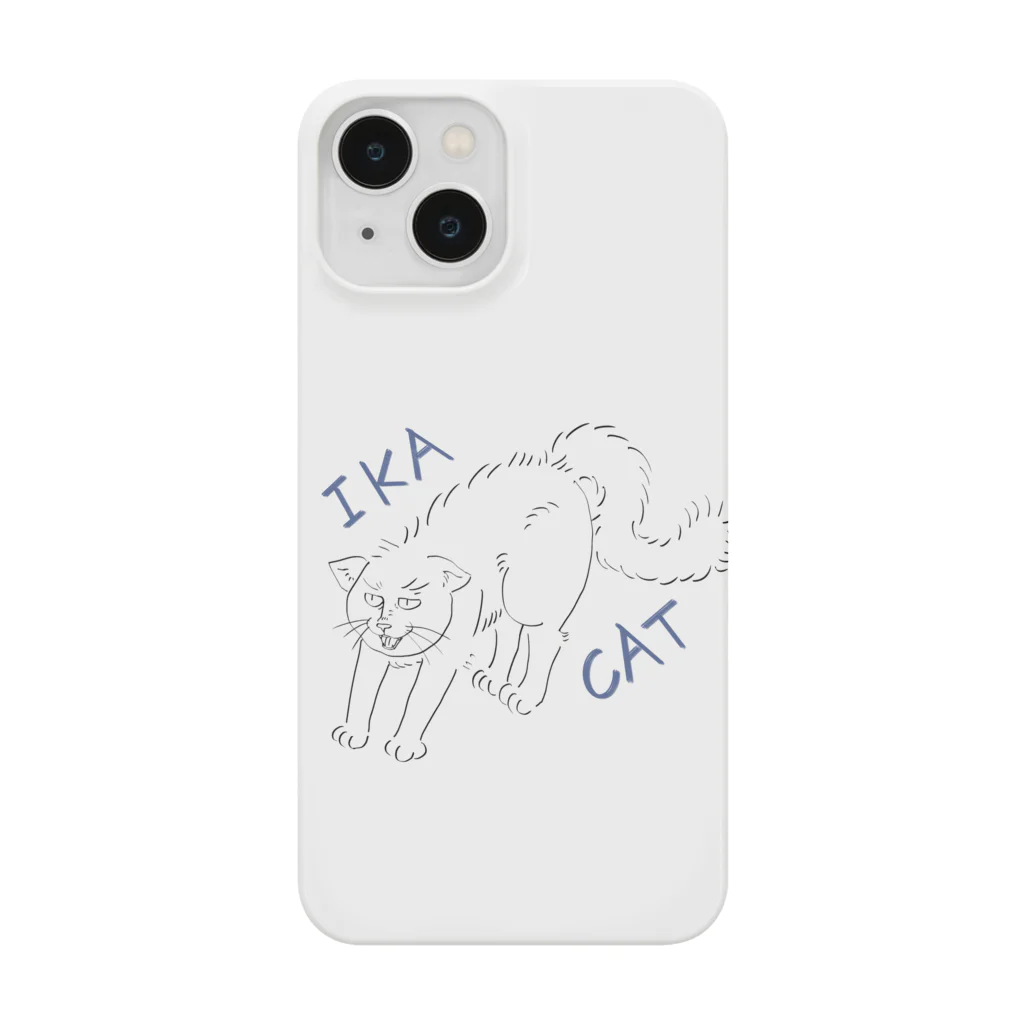 Potapoteのイカキャット(ブルー) Smartphone Case