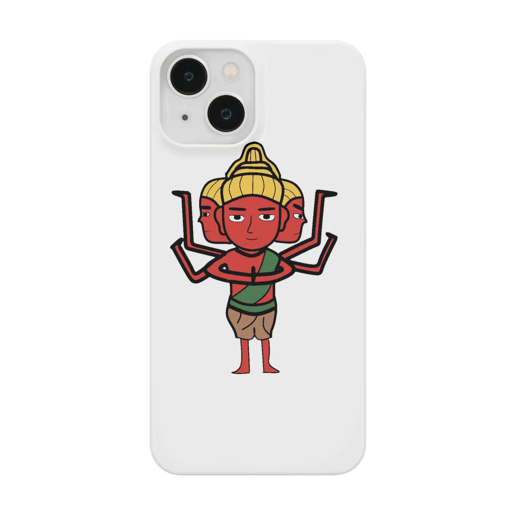 神社仏閣ソムリエあいだてつおのあしゅらくん Smartphone Case