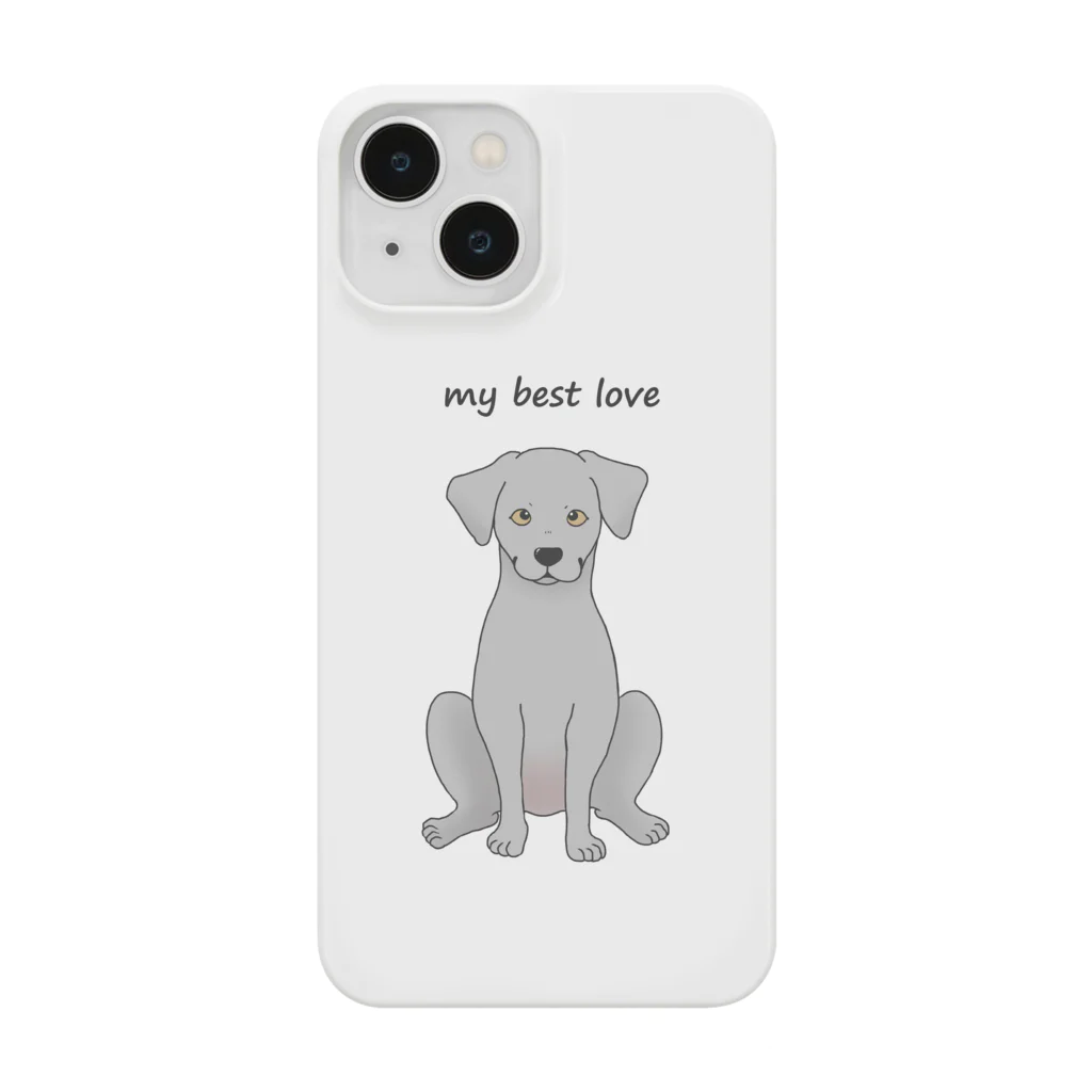 わんライフガーデンのOh my dog！ワイマラナー(ブラウンアイ) Smartphone Case