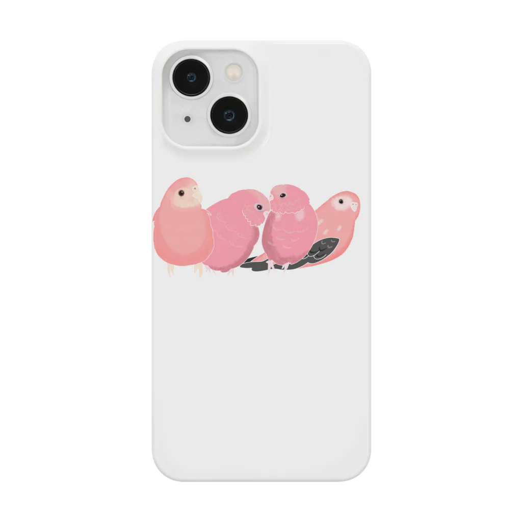 masumi maedaの寄り添う　アキクサインコ Smartphone Case