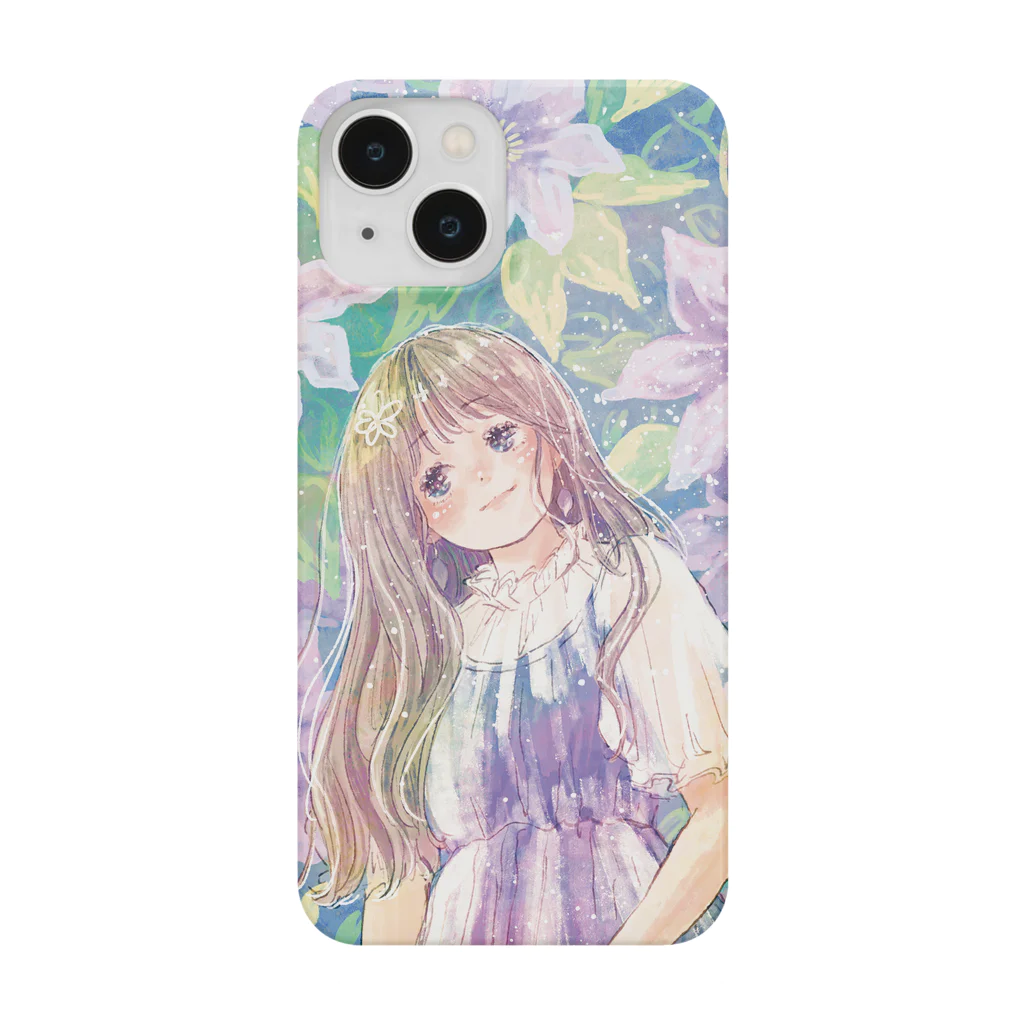 ＊momochy shop＊のクレマチス Smartphone Case