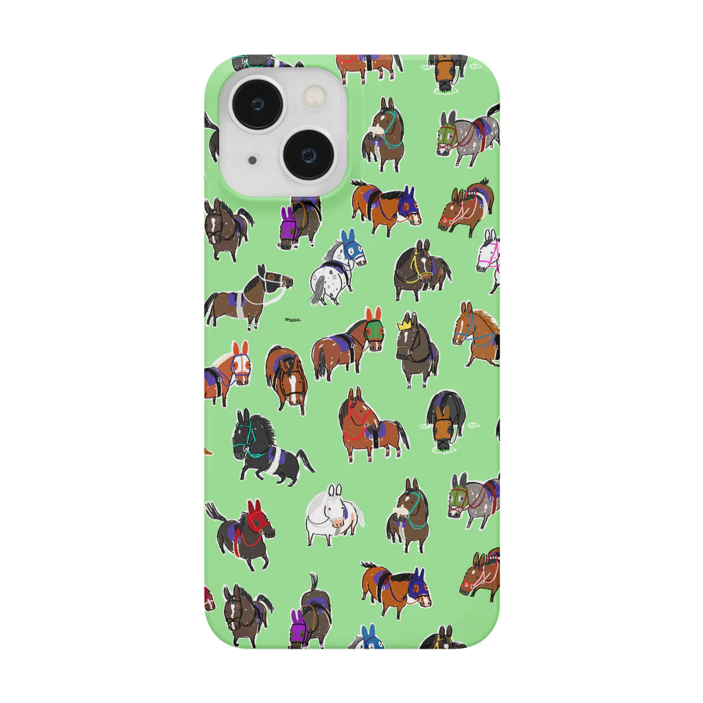 POPPY＿moooo  チャリティーショップの2022 春　競走馬 Smartphone Case