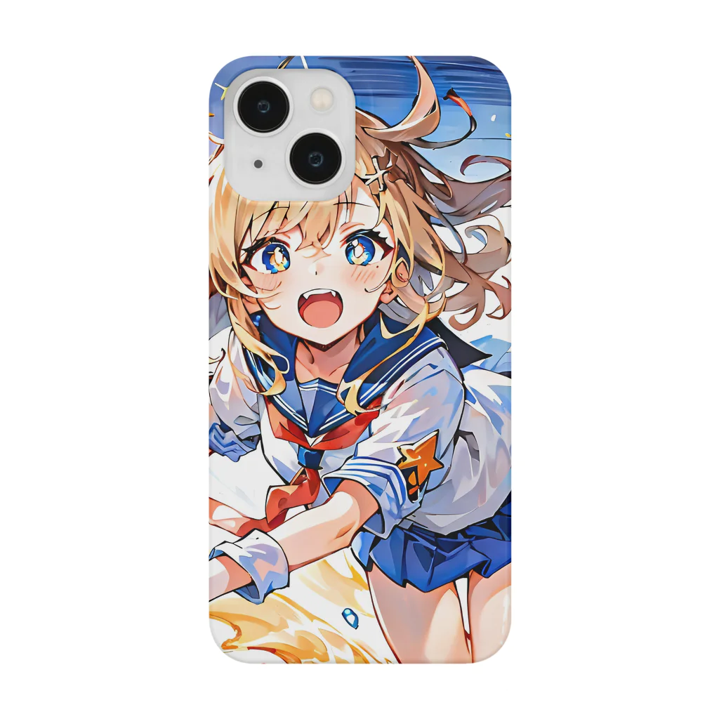 kawaii_illust_shopのエネルギッシュガール Smartphone Case