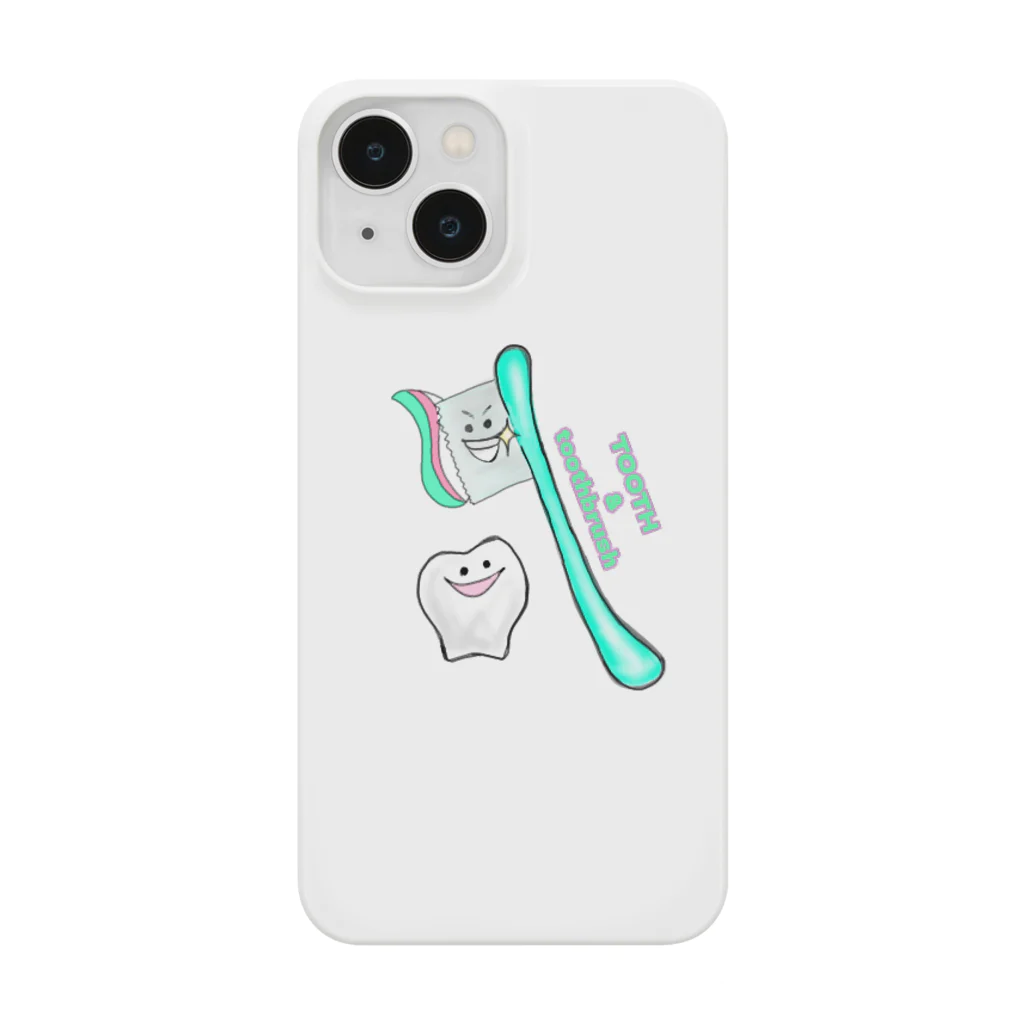 u-ch(D2BLUE)のTOOTH &toothbrush  スマホケース